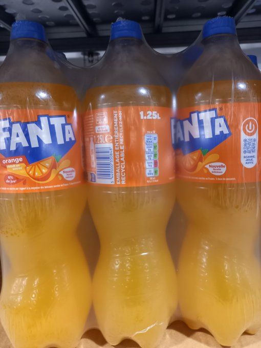 FANTA ORANGE  PET  1,25 L × 6