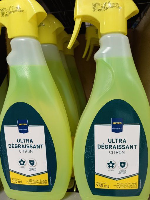 METRO  ULTRA DÉGRAISSANT  CITRON 