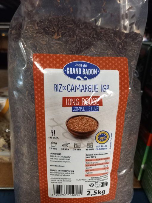 RIZ ROUGE  IGP 2,5