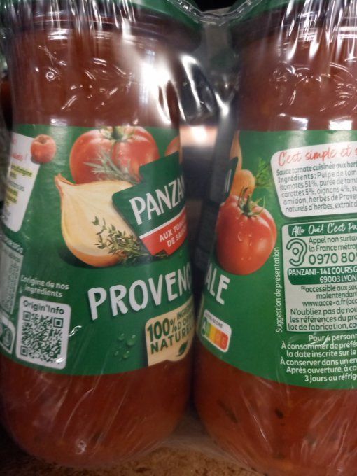 SAUCE TOMATE PROVENCALE 425 G ×6 