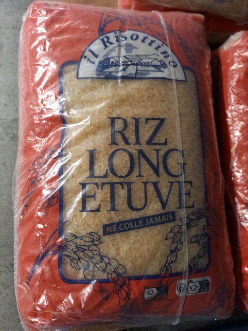 ILRISOTTI RIZ  LONG GRAINE  ÉTUVE 1 KG × 10