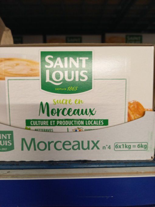 SAINT  LOUIS  SUCRE  EN MORCEAUX × 6