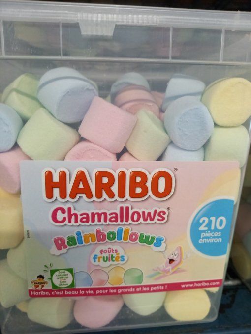HARIBO  CHAMALLOWS GOÛT FRUITÉ 