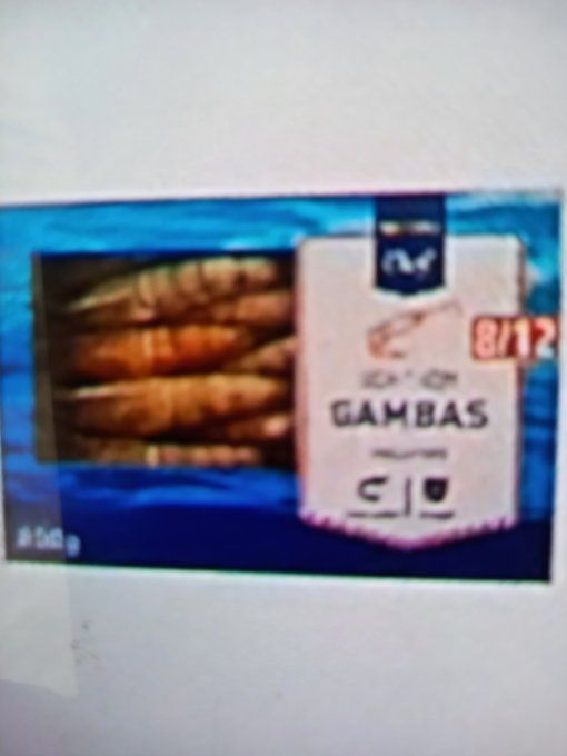 MC GAMBAS  ENTIÈRE  CRUE 8/13 P BOÎTE