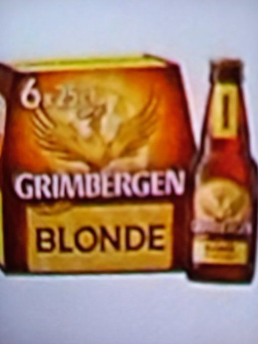 GRIMBERGEN BIÈRE  BLONDE 6,7° VERRE PERDU  6 × 25 CL 4/CARTON 