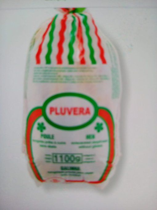 Poule dur halal 1100g pluvera 