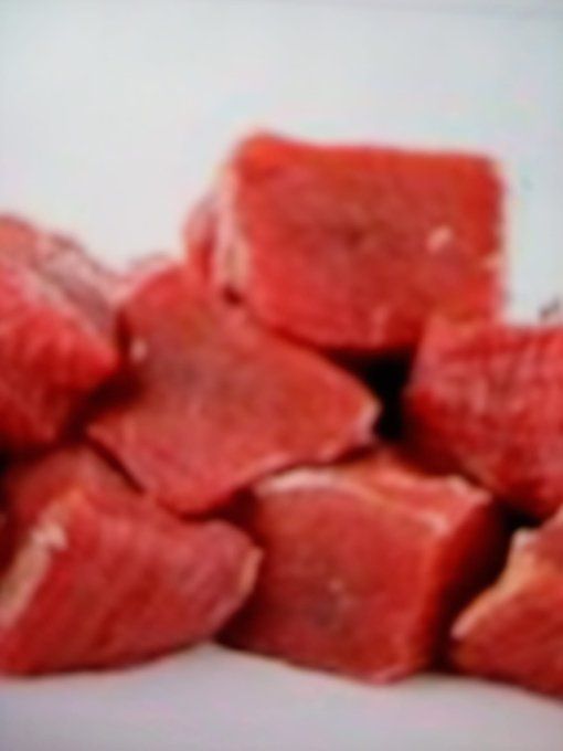 Viande de bœuf découper sans os et congelé 