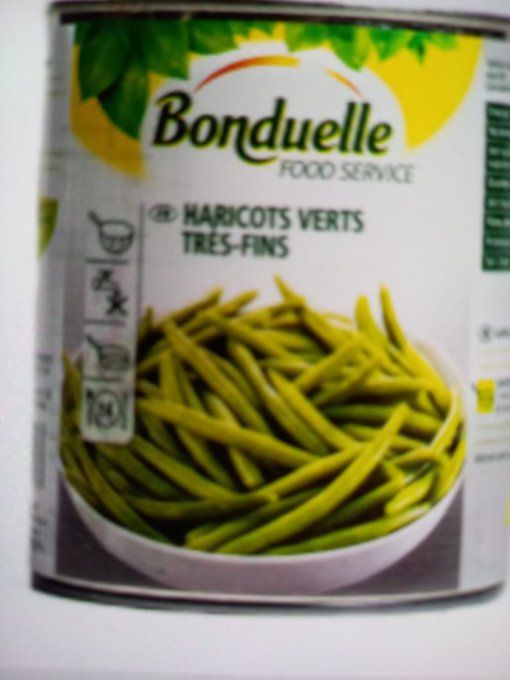Bonduelle haricots verts 