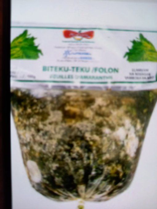 BITEKU - TEKU ou Légumes FOLON du CAMEROUN 