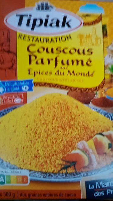 TIPIAK  RESTAURATION PARFUMÉ AUX EPICES DU MONDE 500 × 2