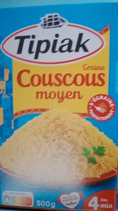 TIPIAK COUSCOUS MOYEN GRAINE 500 G